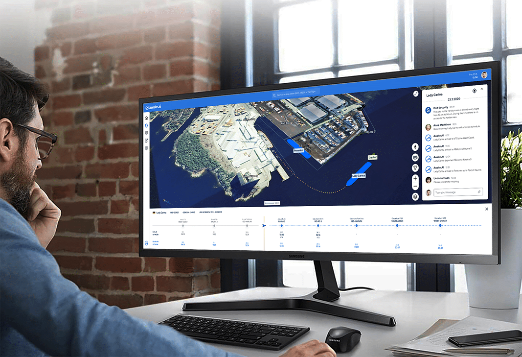 AWAKE.AI tehostaa satamien toimintaa tekoälyn avulla