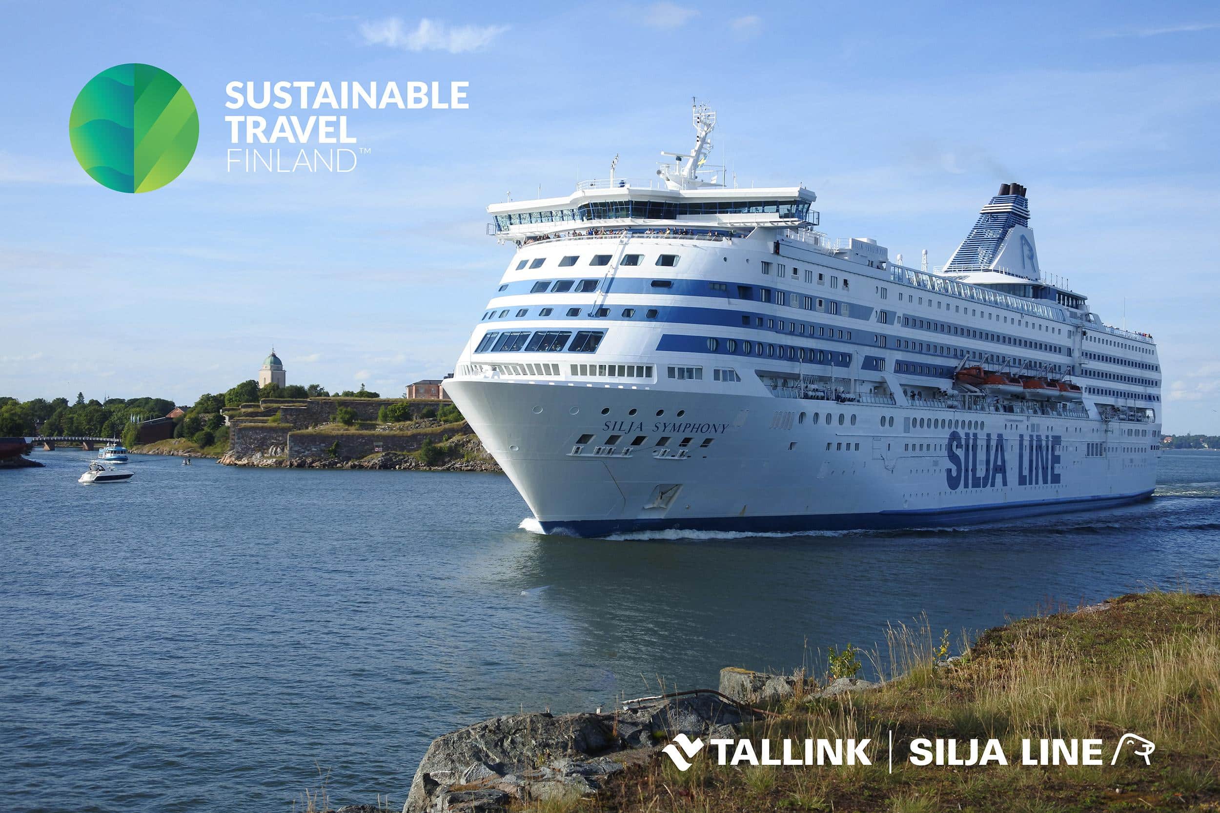 Tallink Silja sai Sustainable Travel Finland-merkin ensimmäisenä laivayhtiönä