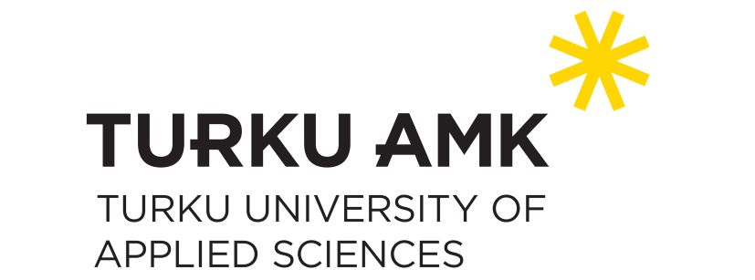 Turku amk – Turku University of Applied Sciences logo.