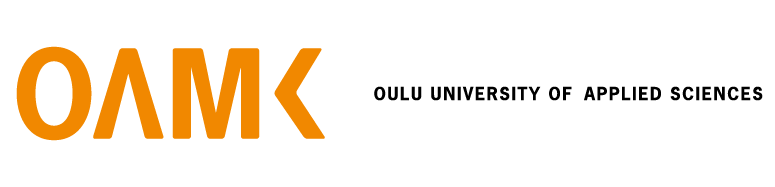 OAMK, Oulu University of Applied Sciences logo.