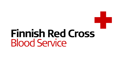 Finnish Red Cross Blood Service logo.