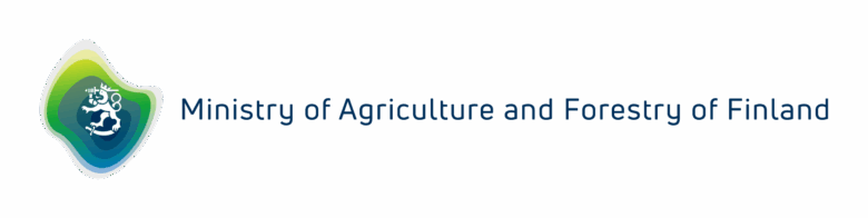 Ministry of Agriculture and Forestry of Finland logo.