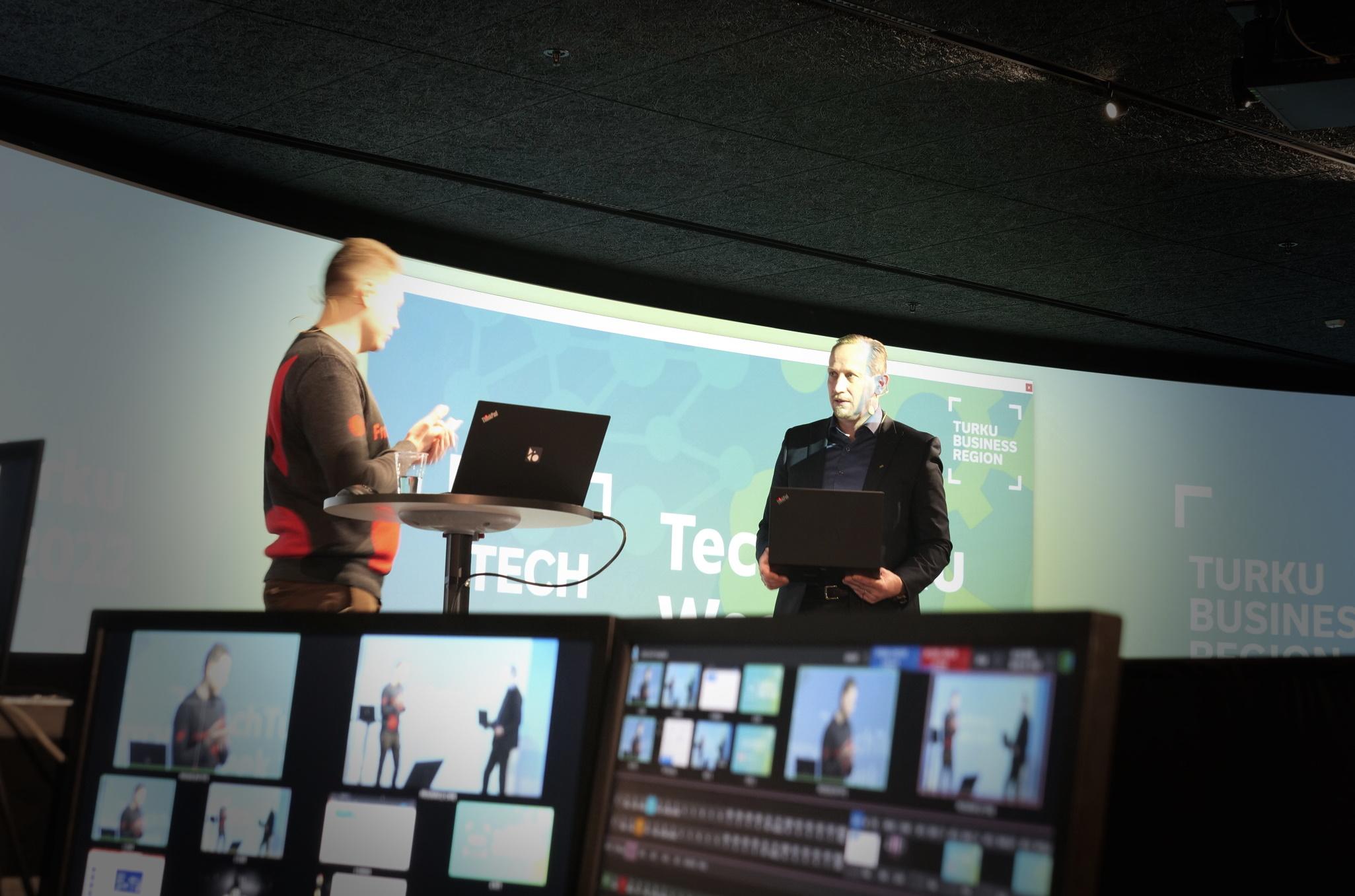 Presenting a revolution in industry at Tech Turku Week