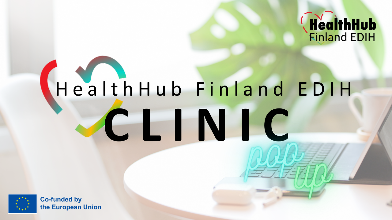 HealthHub Finland EDIH Pop-up Clinic at HealthBIO event in Turku