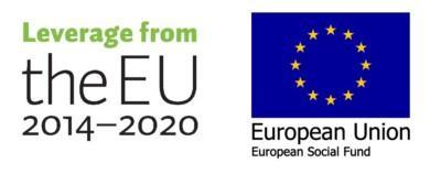 Leverage form the EU and European Social Fund logos