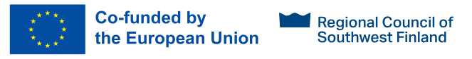 Co-funded by European Union and Regional Council of Southwest Finland logo